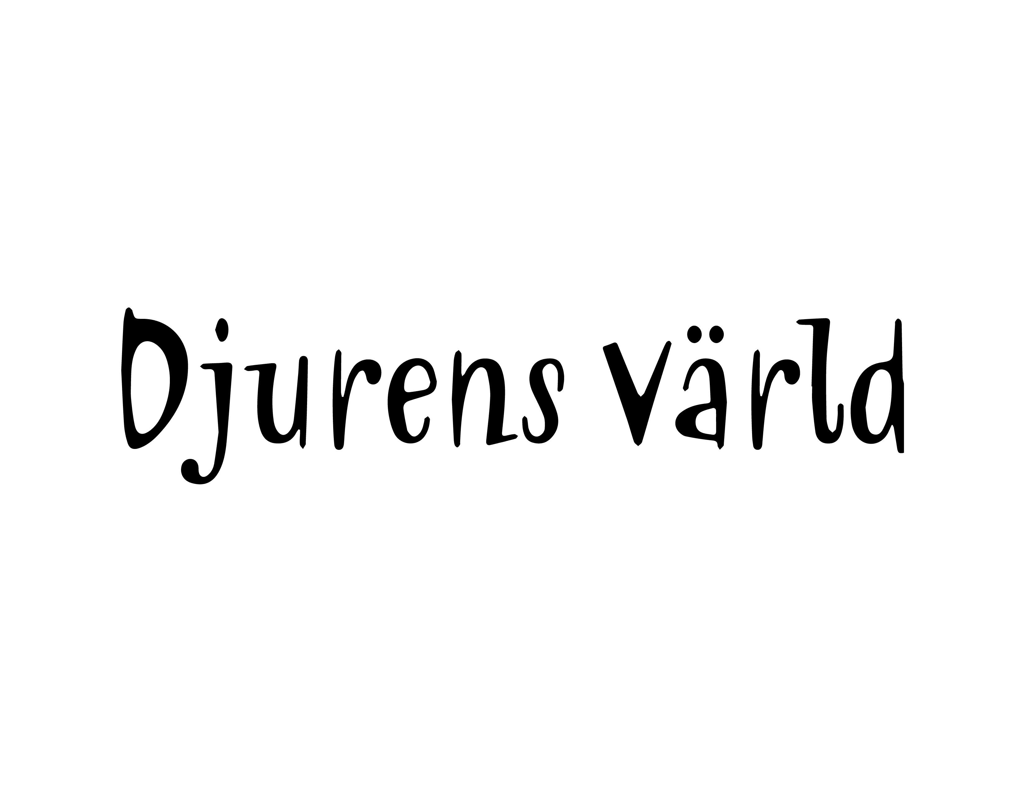 djurens värld logotype