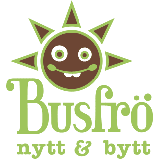 Logotype för Busfrö nytt & bytt
