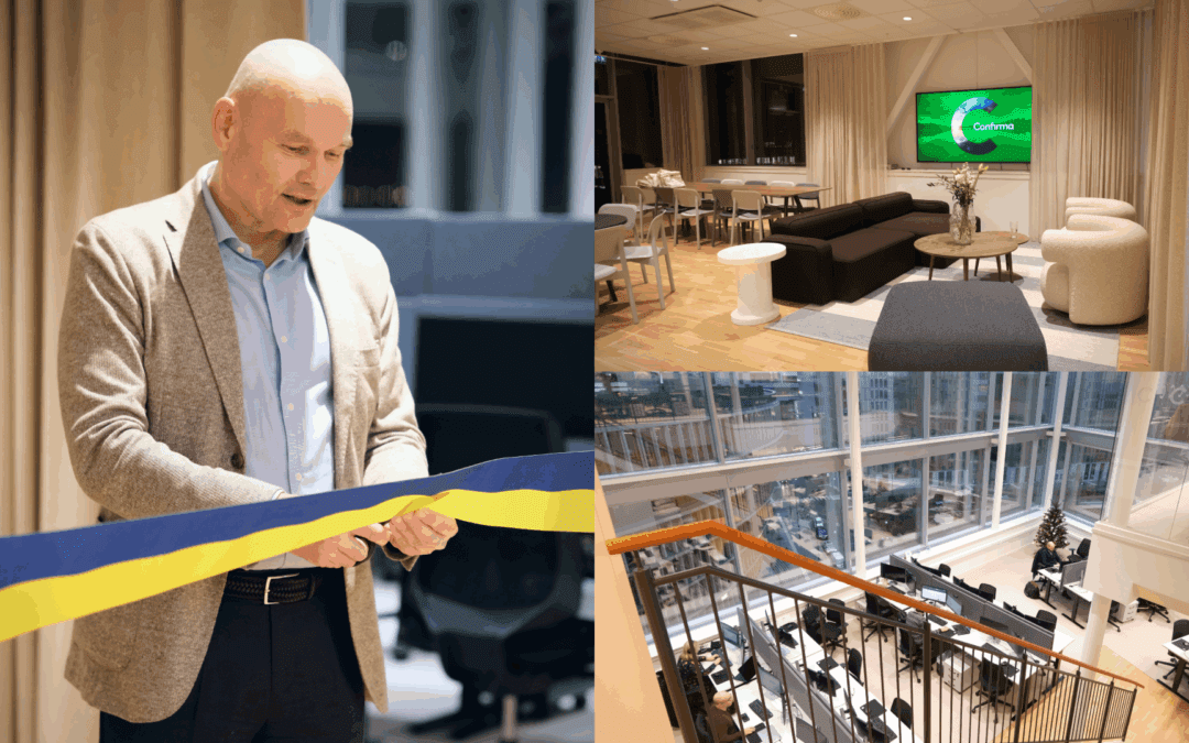 Crona och Confirma Software stärker närvaron i Stockholm i nytt nordiskt huvudkontor.
